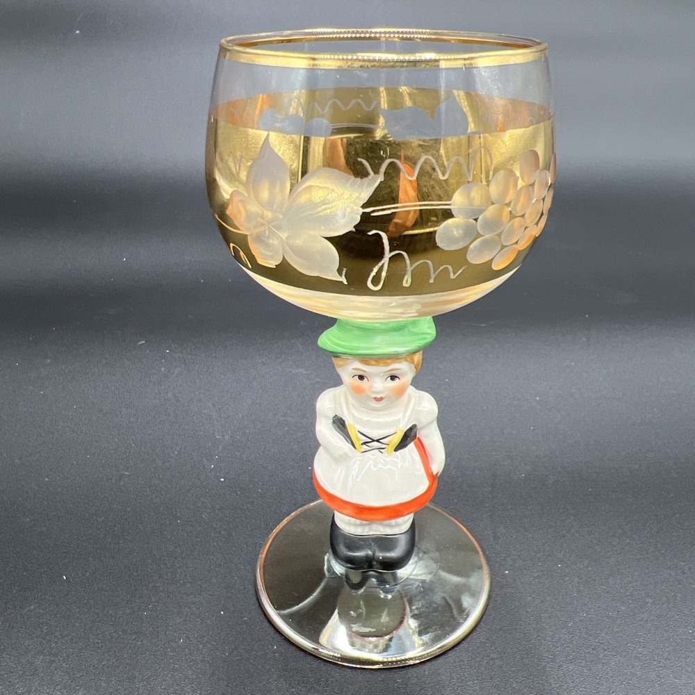 Vintage Goebel Wine Glass Germany CH01 S